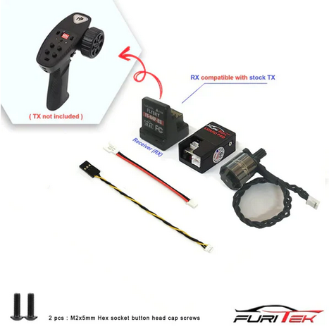 FURITEK STARTER BRUSHLESS POWER SYSTEM WITH RECEIVER FOR HOBBY PLUS EVO PRO FUR-2504
