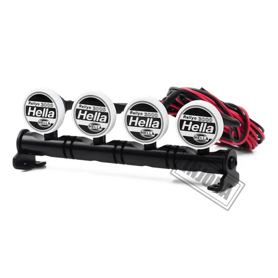 INJORA 4-Light Roof LED Light Bar 102MM for 1/10 RC Car