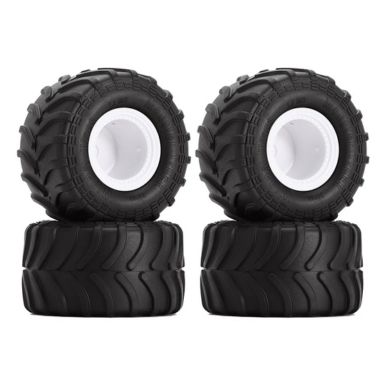 INJORA 70*38mm Monster Truck Wheels Set White MT1012WH