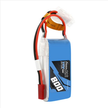 Gens ace 800mAh 2S 7.4V 45C Lipo Battery Pack with JST-SYP Plug GEA8002S45JS