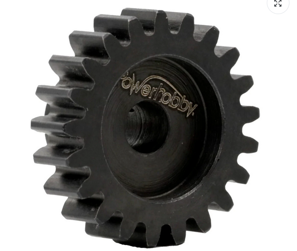 Powerhobby Hardened Steel 20T Mod1 5mm Pinion Gear Mod 1 Speed Run / Drag Racing PH20TM5