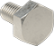 Dixieland R/C 18-8 Stainless Steel Hex Head Screw, M3 x 0.5 Mm Thread, 12 Mm Long Pack of 10