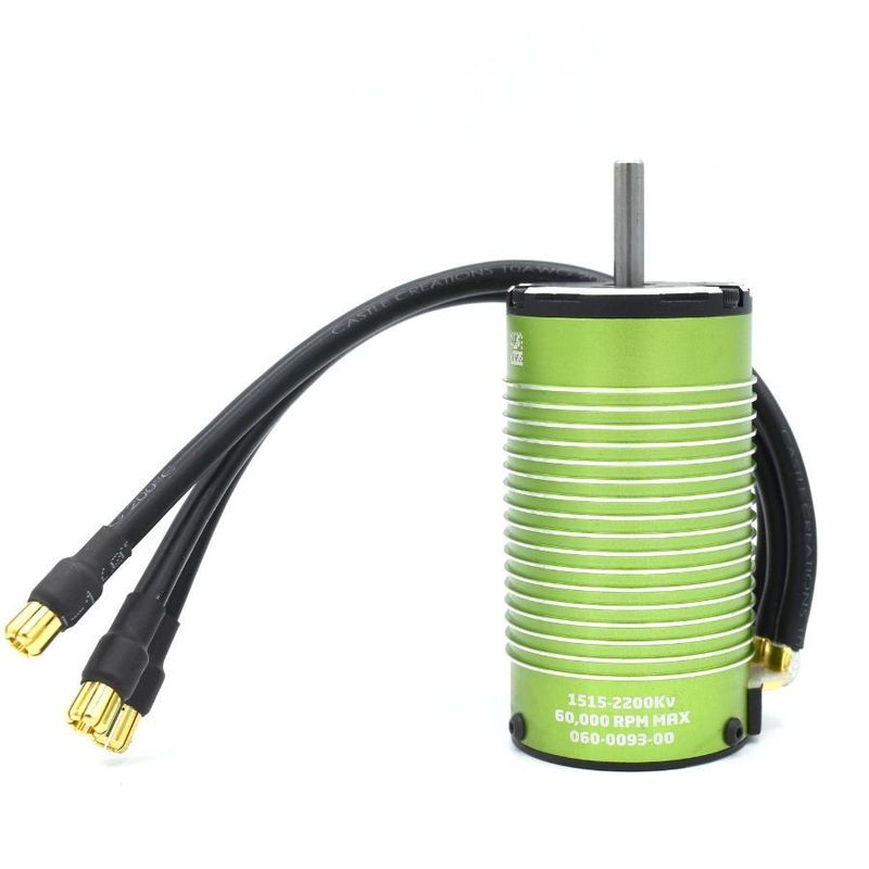 Castle Creations Motor, 4-Pole Sensored Brushless, 1515-2200kv V2 CSA060-0093-00
