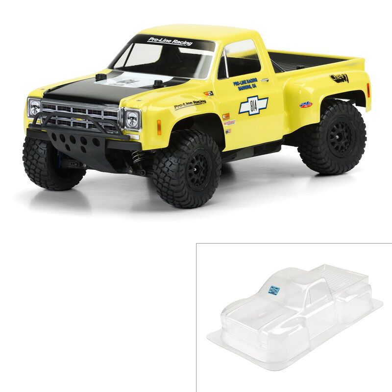 Pro-Line 1/10 1978 Chevy C-10 Race Truck Clear Body: Short Course PRO351000