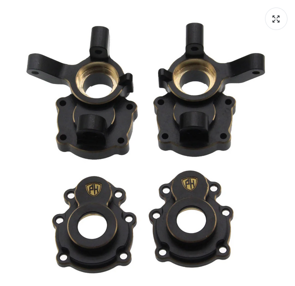 Powerhobby Brass Front Steering Cup Set FMS FCX10 K5 PHB6788