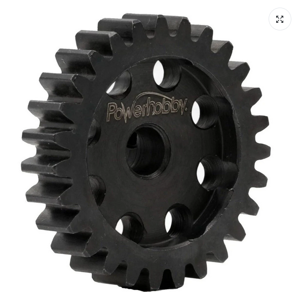 Powerhobby Hardened Steel 26T Mod1 5mm Pinion Gear Mod 1 Speed Run / Drag Racing PH26TM5