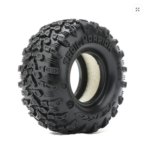 Powerhobby Trial Warrior 1.0” Micro Crawler Tires (2) OD 56.5mm PHB4504