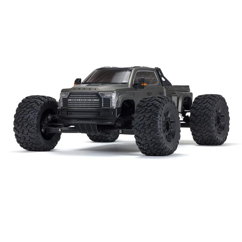 Arrma 1/7 BIG ROCK 6S 4X4 BLX Monster Truck RTR, Gunmetal ARA7612T1