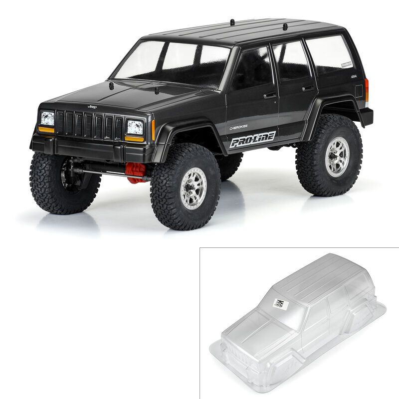 Pro-Line Racing 2001 Jeep Cherokee Clear Body 12.3” (313mm) Wheelbase Crawlers PRO363500