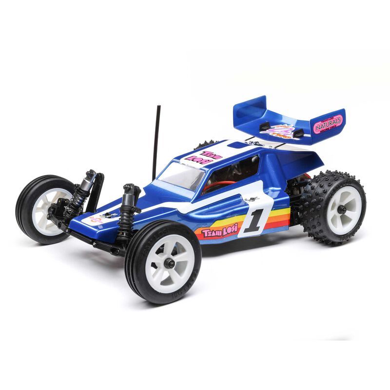 Losi 1/16 Mini JRX2 Brushed 2WD Buggy RTR, Blue LOS01020T2