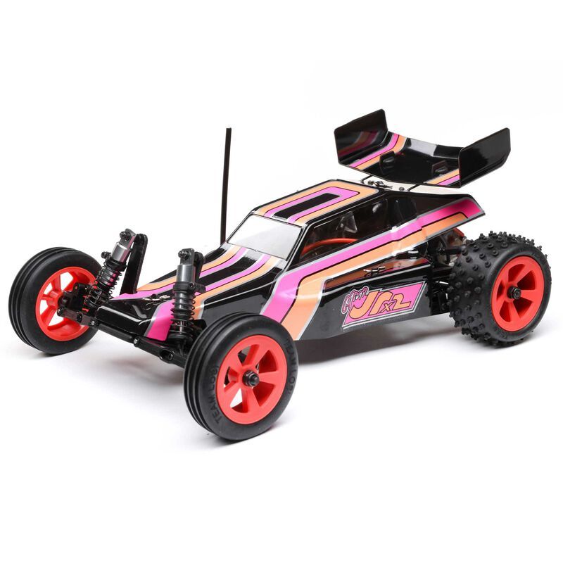 Losi 1/16 Mini JRX2 Brushed 2WD Buggy RTR, Black LOS01020T3