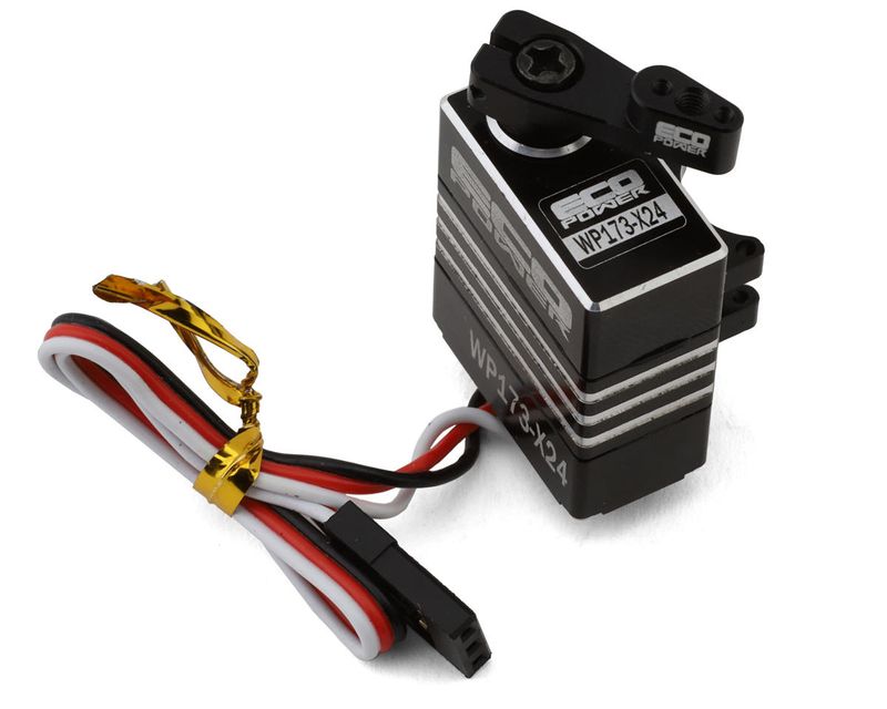 EcoPower WP173-X24 Aluminum Digital Micro Servo Direct Fit For Axial™ SCX24 (HV) (Waterproof) ECP-173-X24