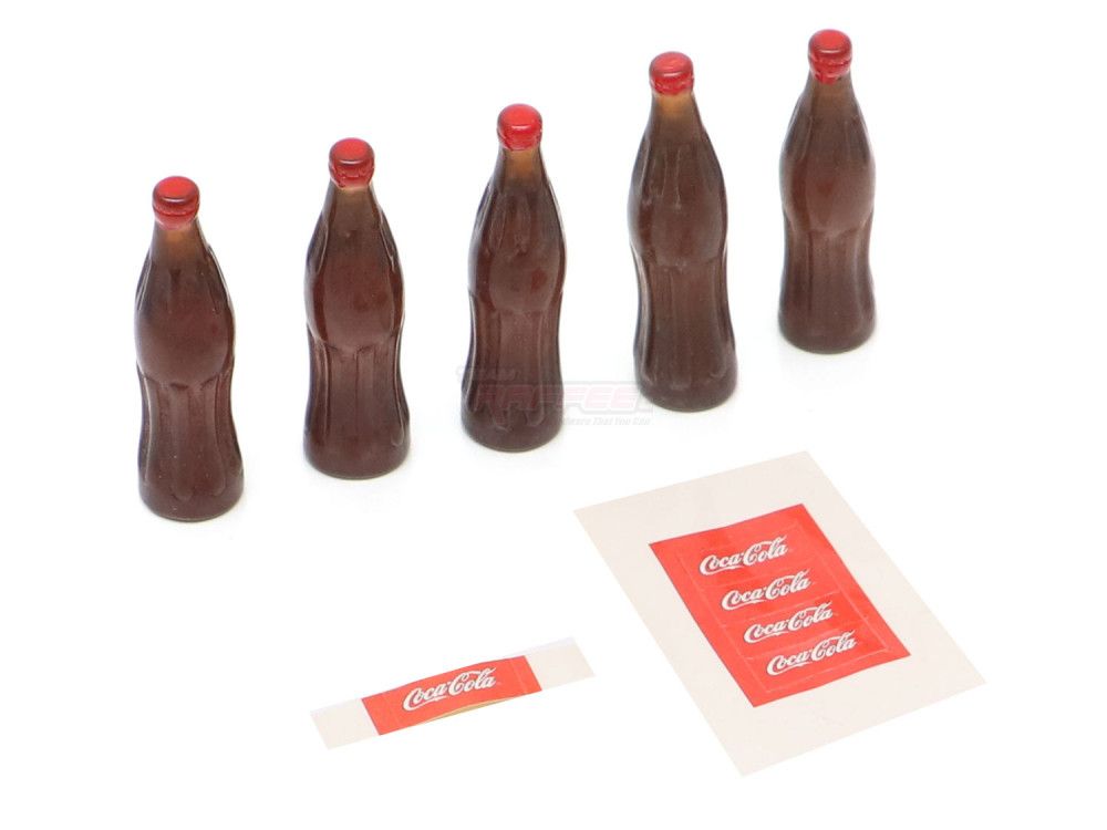 Team Raffee Co. Scale Accessories - Cocacola Bottle (5) BRSCAC175C