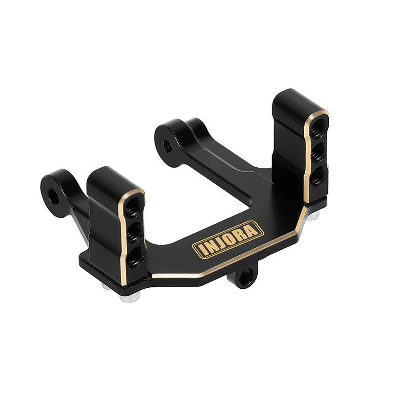 INJORA Adjustable Black Brass Servo Mount &amp; Horn for 1/18 Redcat Ascent18 ASC18-13