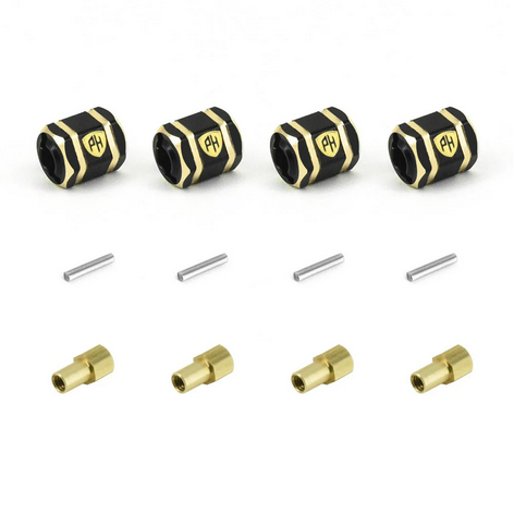 Powerhobby Brass Wheel Hex (4) For Furitek FX118 PHB6043