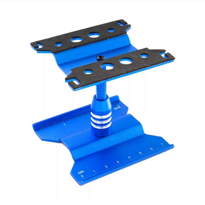 Powerhobby Aluminum RC Car Repair Work Stand Blue FOR SCX24 TRX-4M PHB6457Blue