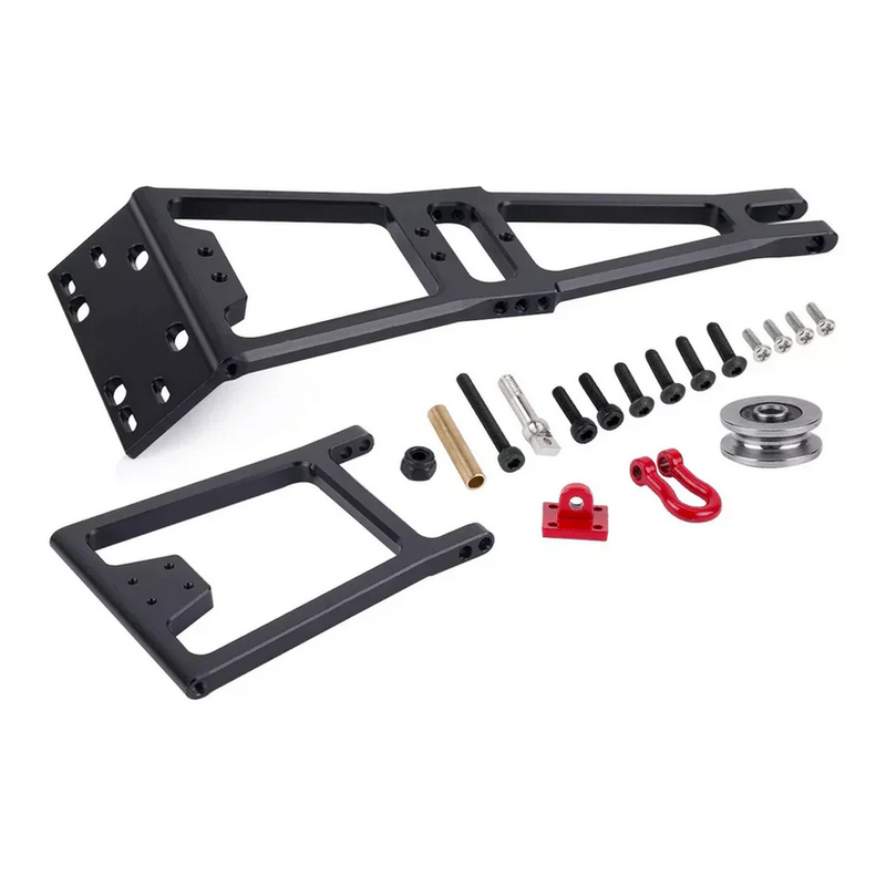 Powerhobby 1/10 Crawler Servo Winch Double Stent Rescue Tow Truck Crane Arm Wrecker kit Black PHB6751