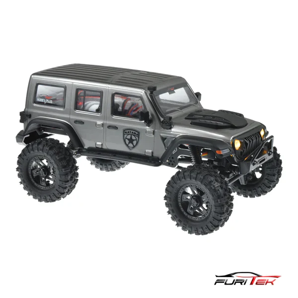 FURITEK FX118 KATANA RTR BRUSHLESS 1/18 RC CRAWLER KIT (GREY) FUR-2529