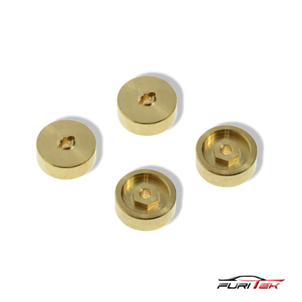 FURITEK BRASS WHEEL HEX 4PCS FOR FURITEK FX118 FUR-2420