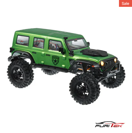 FURITEK FX118 KATANA RTR BRUSHLESS 1/18 RC CRAWLER KIT (GREEN) FUR-2528