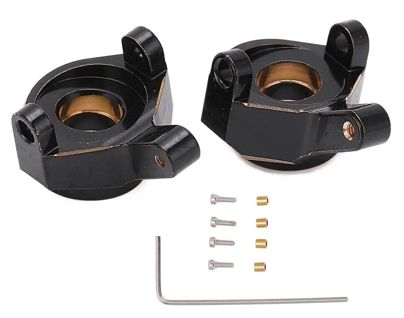 Integy Alloy Machined Brass 11g Each Steering Blocks for Axial 1/24 SCX24 C31387