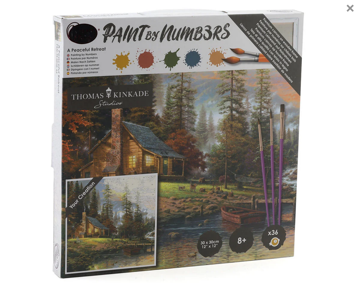 Cobble Hill Puzzles A Peaceful Retreat Paint-By-Number COHCA-60355