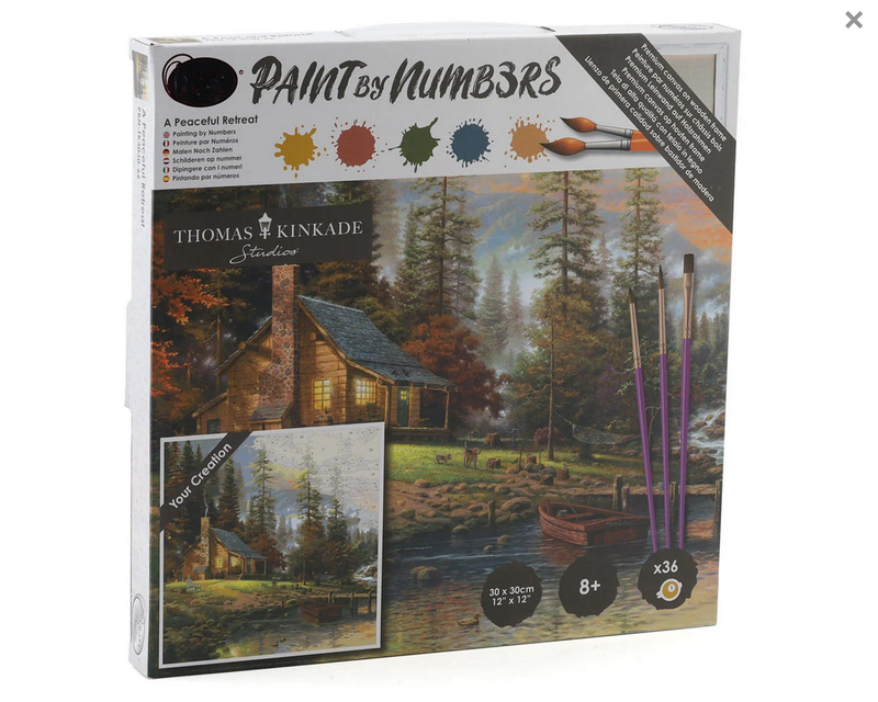 Cobble Hill Puzzles A Peaceful Retreat Paint-By-Number COHCA-60355
