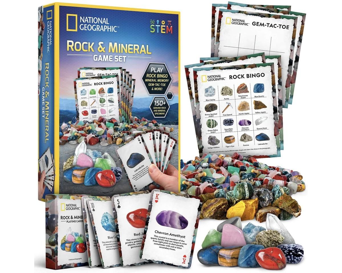 Blue Marble Rock &amp; Mineral Card Games DWDRTNGRKMEM