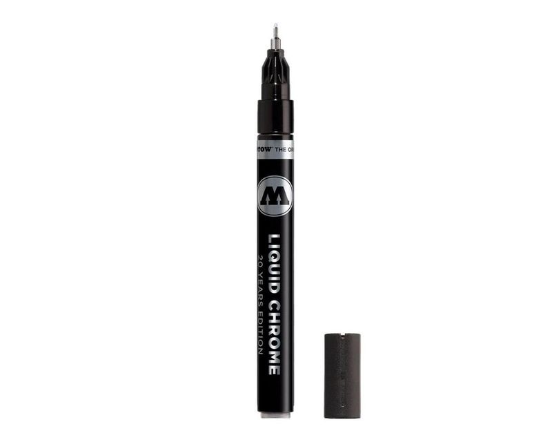 Molotow Liquid Chrome Paint Pen Marker w/1mm Tip MLW101