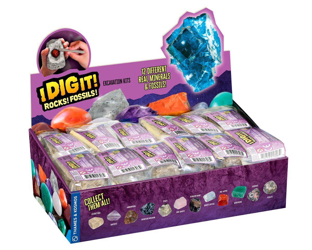 Thames &amp; Kosmos I Dig It! Rocks &amp; Fossils Mini Excavation THK601607