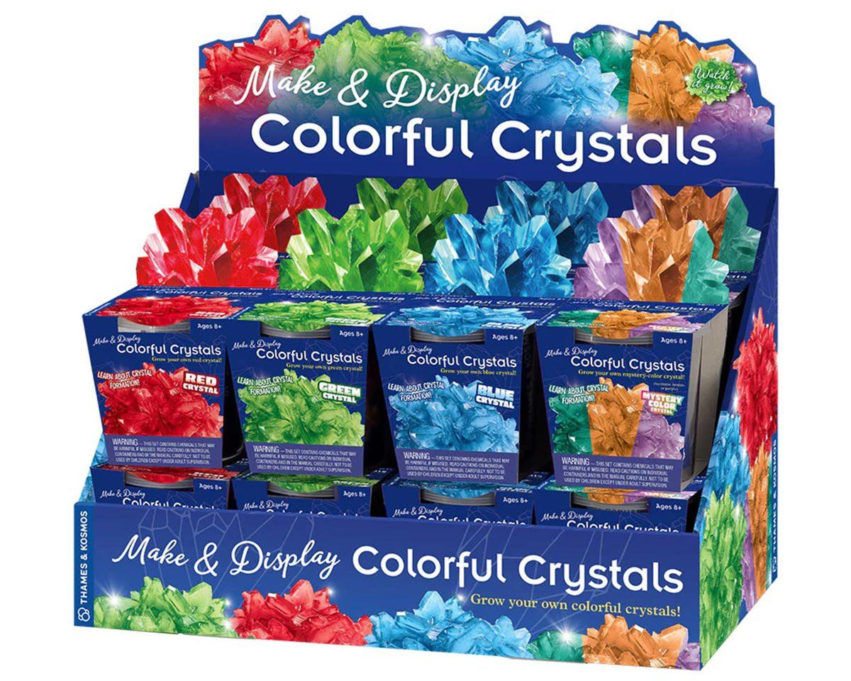Thames &amp; Kosmos Make &amp; Display: Colorful Crystals THK656080