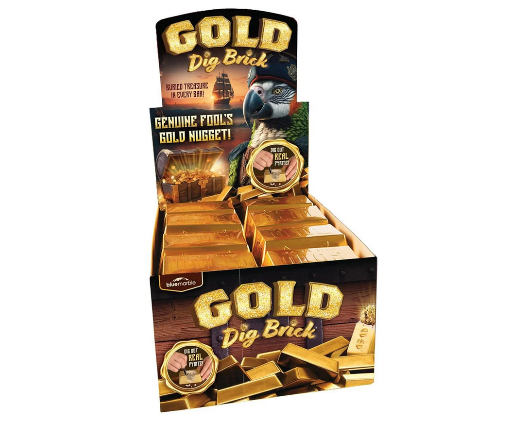 Blue Marble Gold Dig Brick Excavation Kit DWDGOLDPDQ