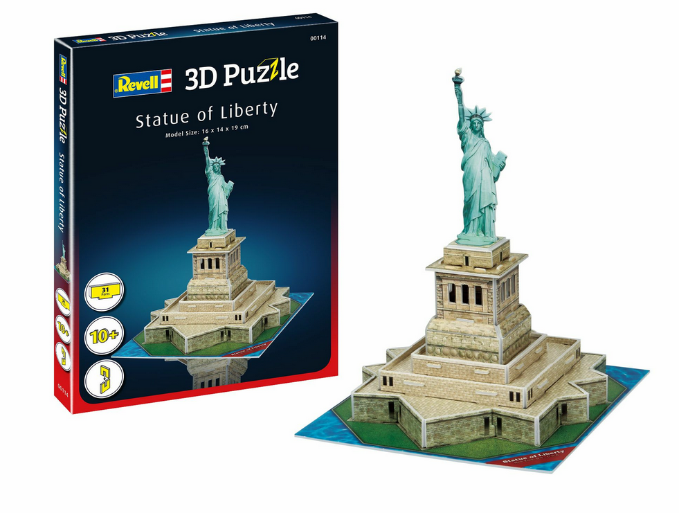 Revell Mini 3D Interlocking Foam Piece Puzzle Collection (Statue of Liberty) RMXS32079090