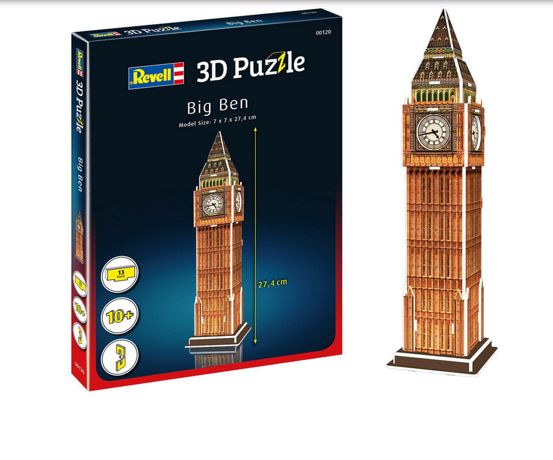 Revell Mini 3D Interlocking Foam Piece Puzzle Collection (Big Ben) RMXS32079090