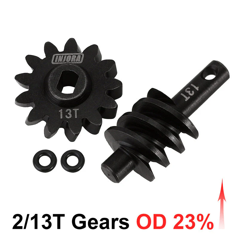 INJORA Overdrive Underdrive Gears for SCX24 AX24 SCX24-77-13T