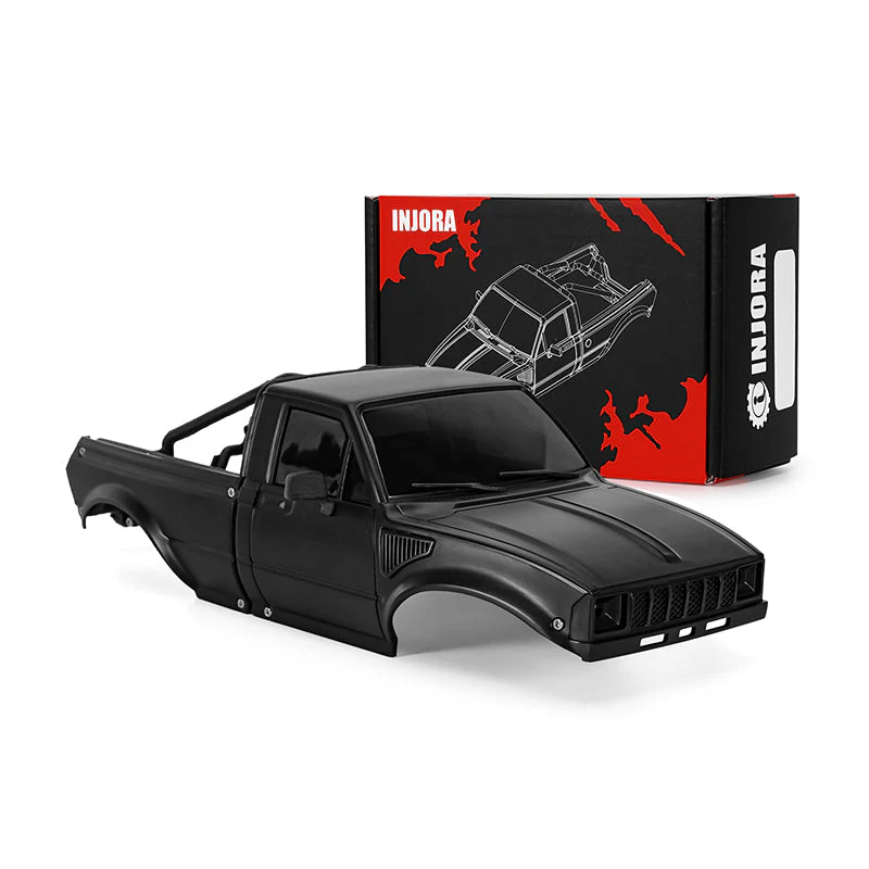 INJORA IR60-24 Pickup Hard Body for 1/24 Axial SCX24 Black IR60-24BK