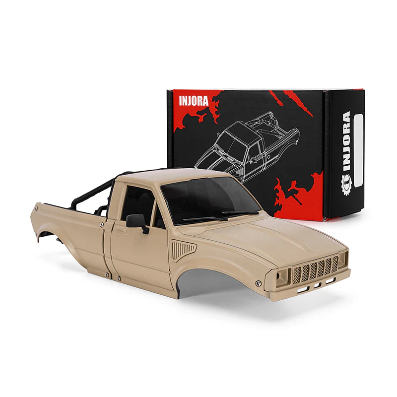 INJORA IR60-24 Pickup Hard Body for 1/24 Axial SCX24 Sandy Taupe IR60-24YE