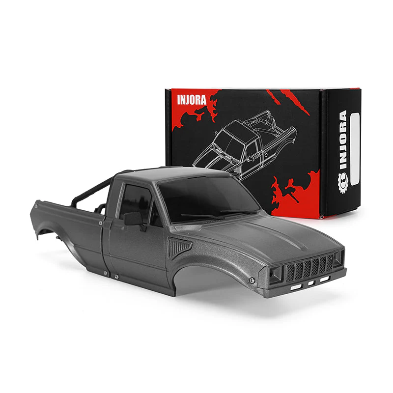 INJORA IR60-24 Pickup Hard Body for 1/24 Axial SCX24 Grey IR60-24GL