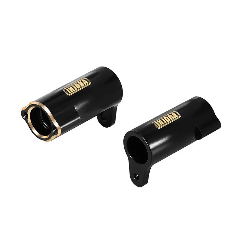 INJORA Black Brass Upgrade Parts for 1/24 FMS FCX24M (Axle Tube) FCX24M-07