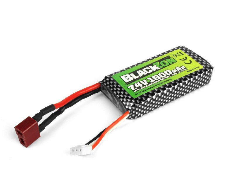 Blackzon Turbo Smyter Battery Pack (LiPo 7.4V, 1600mAh), w/T-Plug BZN540247