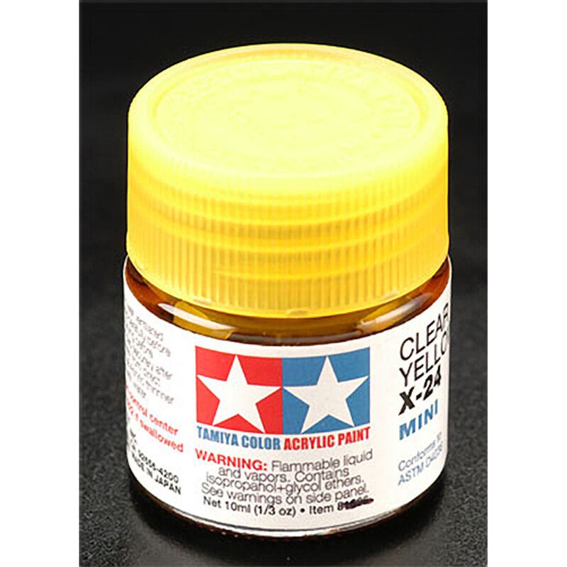 Tamiya Acrylic Mini X24, Clear Yellow TAM81524
