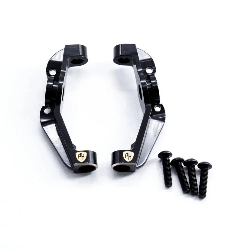 Powerhobby Brass C-hubs Front Portal Axle AXIAL UTB18 Capra Black PHB5169