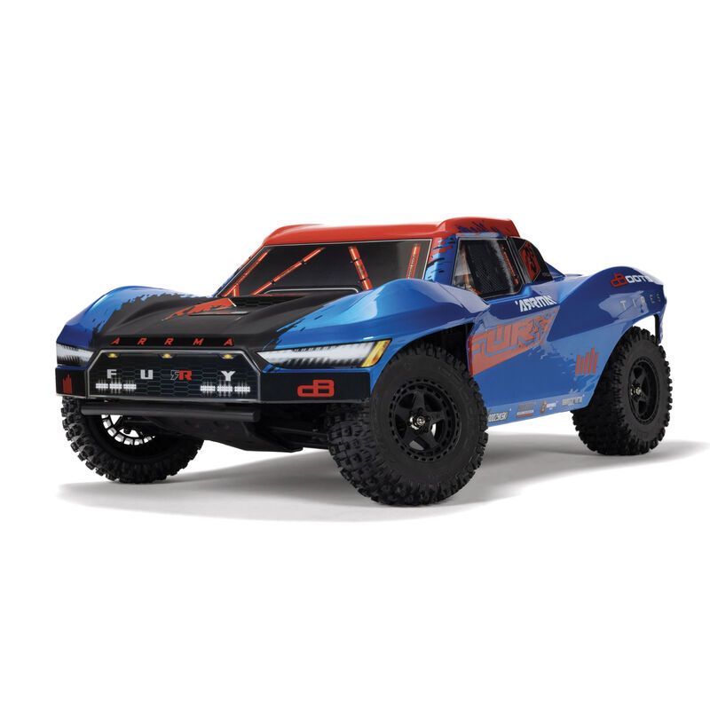 Arrma 1/10 FURY 223S BLX Brushless 2WD Short Course Truck RTR with DSC, Blue ARA3521T1