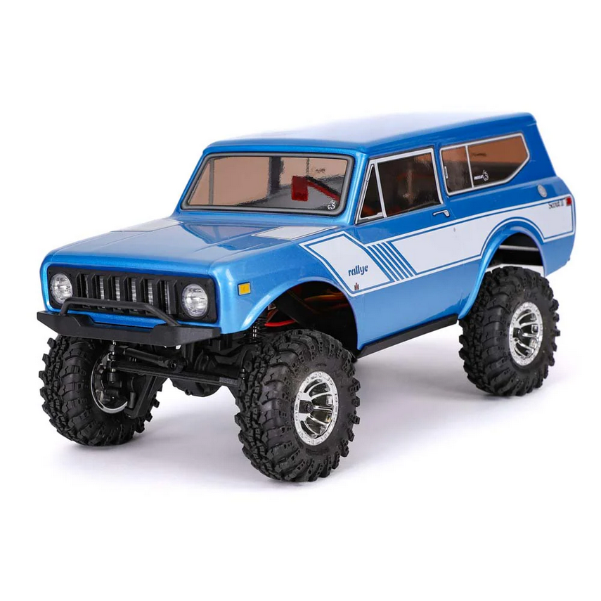 Redcat Ascent18 International Scout II - 1/18 Scale Brushed Electric Rock Crawler (Blue)