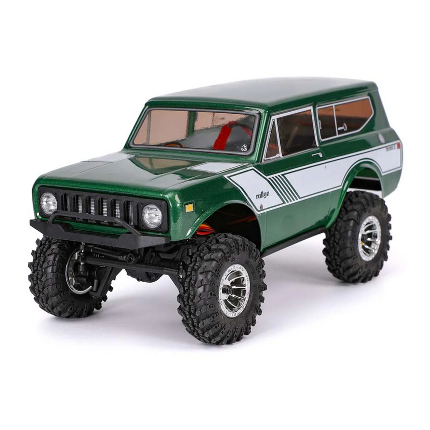 Redcat Ascent18 International Scout II - 1/18 Scale Brushed Electric Rock Crawler (Green) RER37865