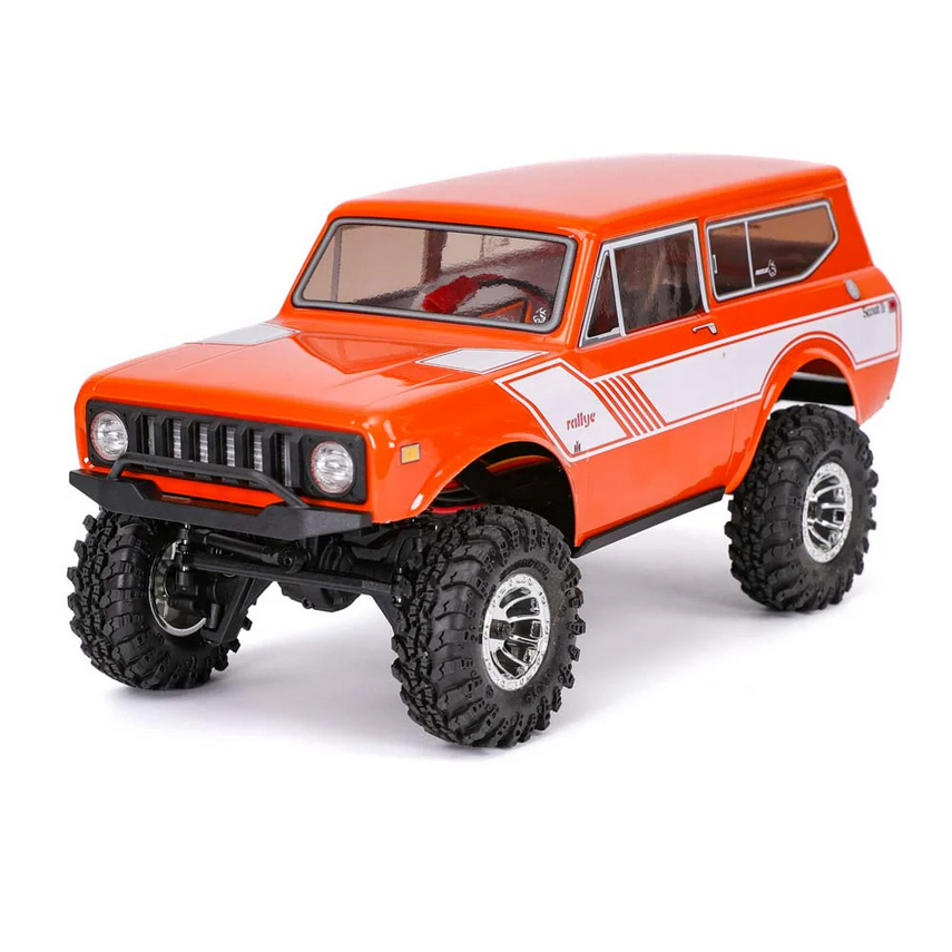 Redcat Ascent18 International Scout II - 1/18 Scale Brushed Electric Rock Crawler (Orange)