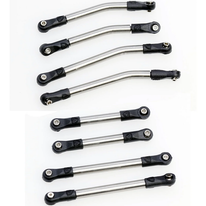 Powerhobby 8PC Stainless Steel High Clearance Links Set Axial SCX24 C10 PHB5647