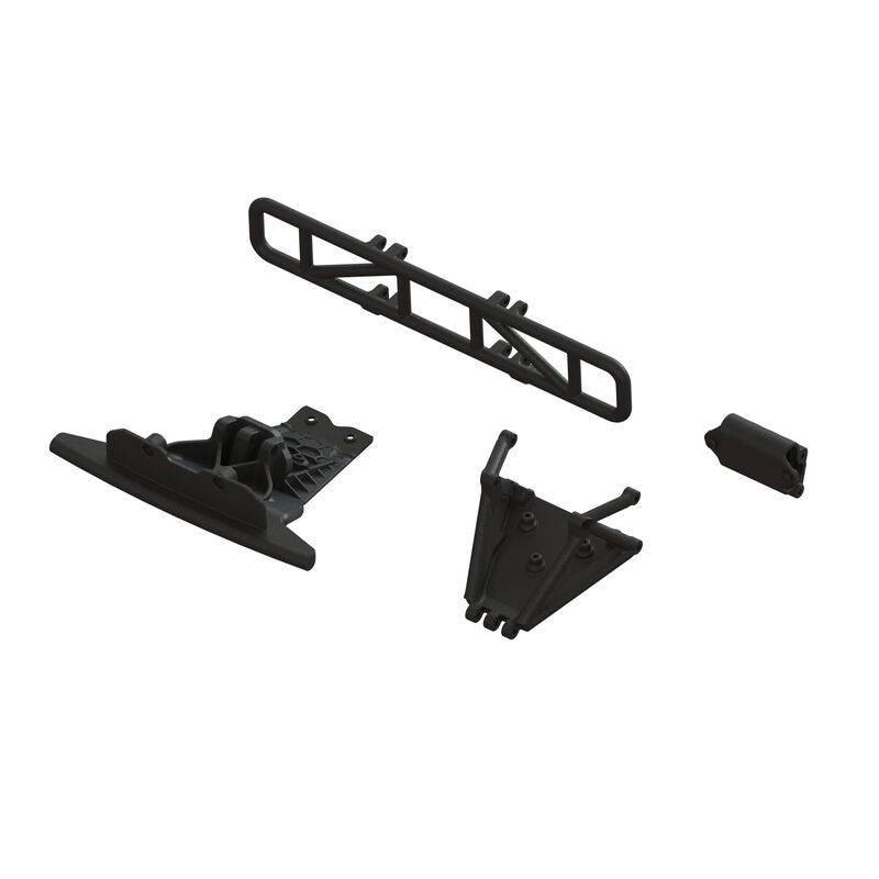 Arrma Lower Skid And Bumper Mount Set, Black ARA-1577