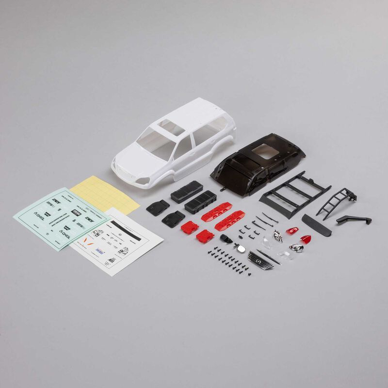 Axial Body, White: SCX24 Lexus GX 470 AXI-1797