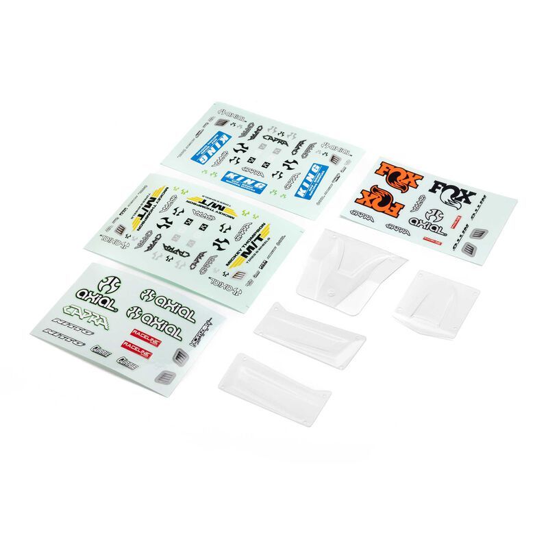 Axial Body Panel Set, Clear: UTB18 4WS AXI-1871